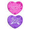 MD2615 Mints

$1.40 plus GST

Add a touch of minty freshness to your gift giving.  Product size is 7.6 x 6.5 x 0.6cm.  Contains 50 mints. New design.

Product Info: a heart shaped container of 50 sugar free mints.  Available in 2 colours: purple: “Best Mum” and pink: “Sweetest Mum ever”.