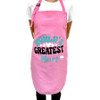 MD2699-45 Mums Apron (pink)

$4.80 plus GST

Sauté in style with our super cute Apron!  Kick it up a level and grab our matching Oven Mitt as well!  Product measures 60 x 80cm. 

Product Info: a pink cotton apron with aqua, black and white logo that says “World’s Greatest Mum”.  Has an adjustable neck strap.