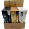 FD2657 2pk Aftershave and Body Lotion Set
$2.95 plus GST
A lovely pampering gift for Dad.  A delightful, inspired fragrance and body lotion set, perfect for home or travel.  35mL capacity each.  New product.
Product Info: a 2pk inspired aftershave and body lotion set, available in 3 fragrances: gold, black and white.  Each product has a 35mL capacity.  These are not the original fragrances, inspired only, so wording will appear differently.  Comes in a display inner of 12.