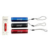 FD2688 LED Torch
$2.50 plus GST
Shine bright with our LED Torch.  A must have accessory for the car, garage or kitchen drawer for those dreaded black outs.  Length of torch is 8.5cm.  New design. 
Product Info:  a handy sized LED torch in red, blue and black with 9 LED lights, that says “Dad you light up my world”.  Batteries are included, 3 x AAA and comes in our customised matching gift box.