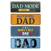 FD2690 Number Plate
$2.60 plus GST
Personalised plates, just for Dad!  Product measures 30 x 11cm.  New design. 
Product Info: a metal sign shaped like a number plate, available in 4 colours/designs: navy: World’s Best Dad, orange: Awesome Dad, blue: Dad The Man, The Myth, The Legend, black: Dad Mode Loading.