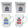 FD2693 Glass Mug
$3.90 plus GST
An elegant glass mug for your greatest hero.  300mL capacity.  New design.
Product Info: a glass mug with handle with logo that says “Dad My Hero”.  Available in 2 colourways: navy/orange/teal and red/blue/orange.  Comes in our customised gift box.