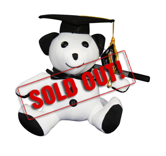 SOLD OUT...
GB0002 Small Graduation Bear, $10.00 plus GST

Our Small Graduation Bear / Small Signature Bear is the perfect gift for graduates and a great way to preserve memories and mark milestone occasions.

Make your end of year celebrations memorable with lovely Graduation Bear.

The small bear is 23cm sitting down and comes with a dual tipped permanent marker.

The arms and legs on this size bear are non moveable.
