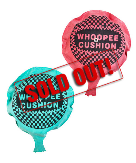 SOLD OUT...FD2578 Whoopee Cushion
$2.30 plus GST
Dad will love having a cheeky giggle when he finds (and hides!) our Whoopee Cushion!  Guaranteed to get a laugh!  Team it with our Dad Jokes for extra fun!  Diameter is 15cm.  
Product Info:  A fun novelty gift, available in 2 colours: green and red.