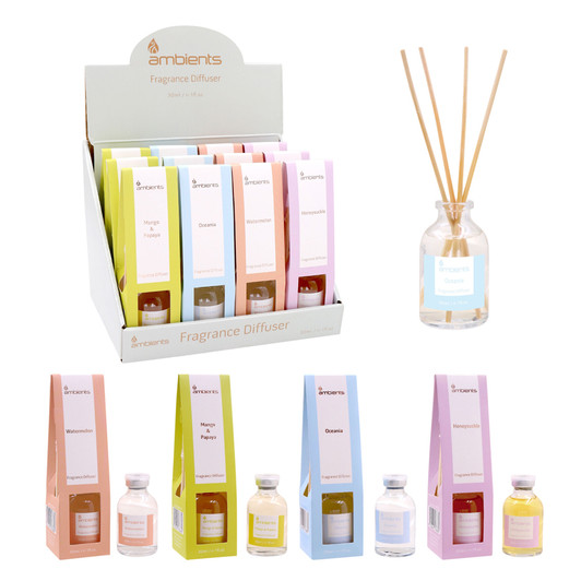 MD2630 Fragrance Diffuser 30mL

$2.50 plus GST

Add a touch of luxury to your space with our divine 30mL Fragrance Diffusers!  Perfect for bathrooms, living rooms, bedrooms.  30mL.  New product.

Product Info: a 30mL fragrance diffuser, available in 4 fragrances: honeysuckle, mango & papaya, oceania and watermelon.