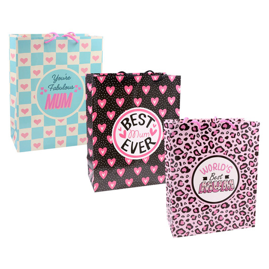 MD2631 Premium Gift Bag

$1.00 plus GST

Elevate your gift giving our Premium Large Gift Bags!  Perfect for all the lovely goodies you have for Mum!  Bag measures 33 x 26 x 12.5cm, 19cm handle.  New product.

Product Info: a large premium gift bag available in 3 patterned designs: aqua/cream check: You’re Fabulous Mum, black/pink hearts: Best Mum Ever, pink leopard: World’s Best Mum.