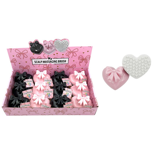 MD2646 Scalp Massaging Brush

$2.60 plus GST

For the ultimate scalp massage look no further.  Ideal for next level pampering!  Grab our Detangling Comb for the ultimate hair care kit.  Product measures 10 x 9cm.  New product.

Product Info: a heart shaped scalp massaging brush, available in 2 colours: pink and black.  Intended for use to massage your scalp during the shampoo process.  Can also be used on dry hair.  Use small circular motions.  Larger circular motions may tangle your hair.