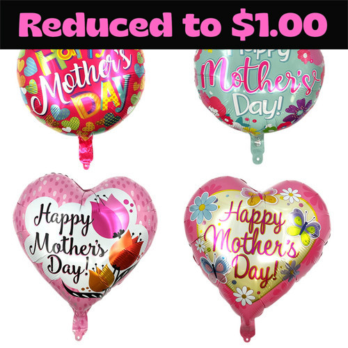 MD2664 2pk Foil Balloons

$2.00 plus GST

Elevate your Mother’s Day celebration with our 2pk Foil Balloons!  Create a gorgeous setting for Mum to celebrate her day!  Diameter: round 44cm, heart 46cm.  Straw required to inflate with air (not included).  New product.

Product Info: 2pk foil balloons (not inflated) available in 2 designs: round: aqua floral and hot pink with hearts, heart shaped: pink spots and pink floral.  All the balloons say “Happy Mother’s Day”.  Straw required to inflate with air (not included).