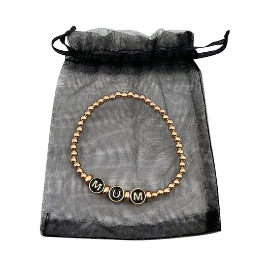 MD2675 Mum Bracelet

$1.80 plus GST

Look no further for our must-have accessory!!  Our gorgeous gold beaded Mum Bracelet is the perfect accessory for Mum.  Comes in a black organza bag.  Bracelet diameter is 6cm (but is elasticised). 

Product Info: an elasticised gold beaded bracelet that says “Mum”.