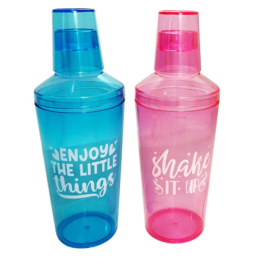 MD2699-2 Mums Mixer

REDUCED TO $1.80!!! plus GST

Shake up a storm and mix up your favourite beverage in our fabulous Mixer!  Great colourway and cute logo!  550mL capacity, product height 23cm. 

Product Info: a drink shaker with built-in strainer, suitable for mixing and pouring drinks.  Available in 2 colours/designs: blue: Enjoy the Little Things; pink: Shake it Up.