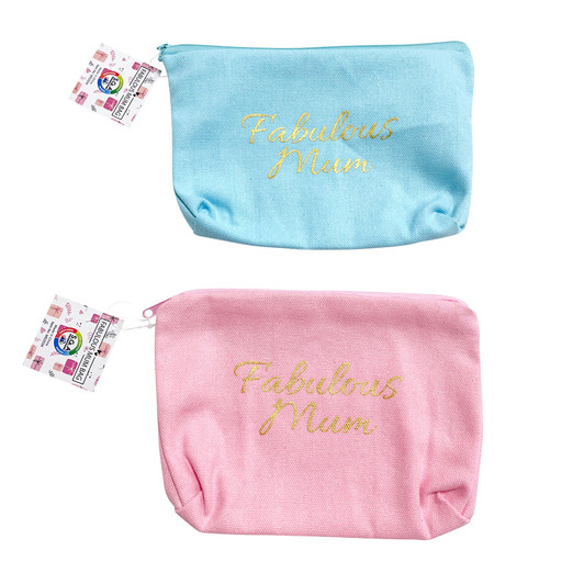 MD2699-4 Fabulous Mum Bag

$2.00 plus GST

Simply fabulous!  When nothing less than a fabulous bag will do!  Perfect for all of Mum’s fabulous things!  Product measures 21 x 15cm. 

Product Info: a canvas bag with zip, available in 2 colours: pink and blue, with gold logo that says “Fabulous Mum”.