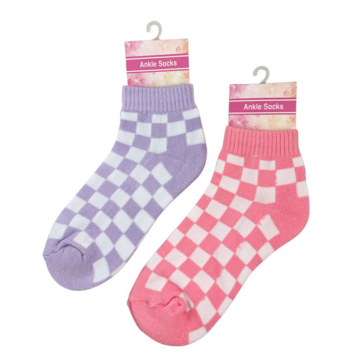 MD2699-11 Ankle Socks

$1.80 plus GST

Check out our Ankle Socks!  With fabulous check pattern and colourway, these cute socks with be your go-to pair!  Ladies size 2-8. 

Product Info: A pair of ankle socks, available in 2 designs: pink/white check and purple/white check.