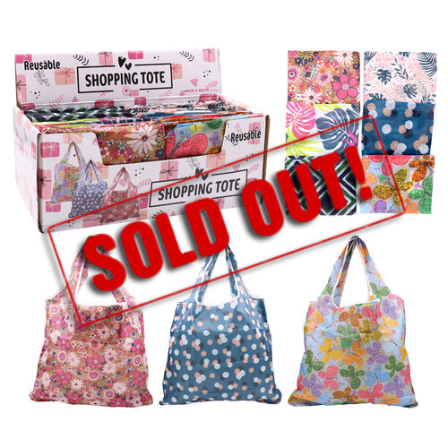 SOLD OUT...MD2699-12 Reusable Shopping Tote

$2.40 plus GST

Step out in style with our Reusable Tote Bag!  With 6 amazing designs, you’ll want one in every colour!  Great reusable bag to use again and again.  Super handy and folds up nice and compact.  Flat product measures 45 x 38cm, plus 16cm handle. 

Product Info: a compact sized reusable shopping bag available in 6 assorted patterns.  The bag folds into the internal pocket of the bag.