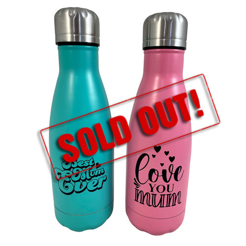 SOLD OUT...MD2699-18 Stainless Steel Drink Bottle

REDUCED TO $4.60 plus GST

Sustainable, reusable, BPA free and oh so pretty!  What’s not to love!  You’ll reach that daily water target in no time.  550mL capacity.  Comes in a white box. 

Product Info: a stainless steel drink bottle with screw top lid.  Available in 2 designs: Best Mum Ever and Love You Mum.