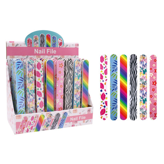 MD2699-39 Mums Nail File

$0.70c plus GST

Keep your nail game strong, with our pretty Nail Files.  Nobody has time for a bad manicure!  For extra luxurious nails, team our Nail Files with our Hand Cream or Manicure Set.  6 assorted designs.  Product length 17.9cm. 

Product Info: a nail file with 6 assorted designs, including: red and white floral, butterflies, zebra stripe, rainbow, lips, blue and green palm.