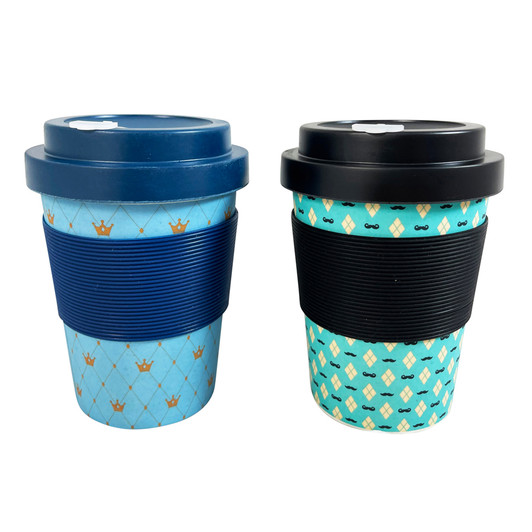 FD2699-12 Bamboo Travel Mug
Reduced to $3.80 plus GST
Our Bamboo Travel Mugs are reusable, sustainable and BPA free, not to mention sleek and stylish as well!  Perfect for when you need your coffee to go!  Height of mug 12cm.  300mL capacity with screw top lid.  
Product Info:  a bamboo travel mug with screw top lid and silicone heat band.  Available in 2 designs.
