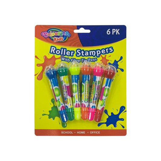 XMD0682 6pk Animal Roller Stamps