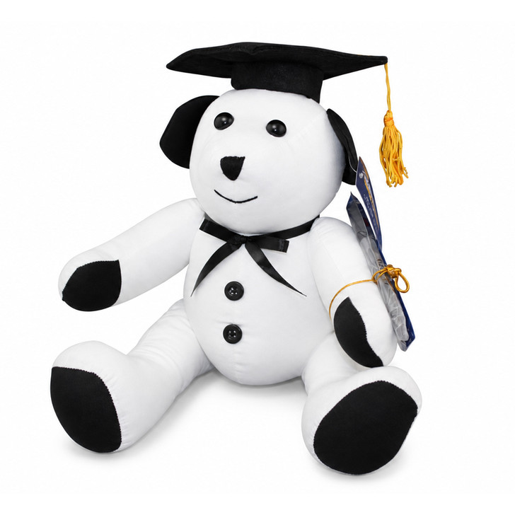 GB0001 Large Graduation Bear, $14.50 plus GST

Our Large Graduation Bear is the perfect gift for graduates and a great way to preserve memories and mark milestone occasions.

 

Make your end of year celebrations memorable with lovely Graduation Bear.

 

The large bear is 31cm sitting down and 45cm standing up.



It has moveable arms and legs and comes with a dual tipped permanent marker.