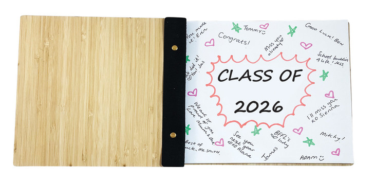 GB0009 Premium Bamboo Memory Book,  Was $20.00 plus GST now $12.00 plus GST 
Check out our Premium Bamboo Memory Book!
The book measures 28 x 21.5 x 1.8cm, with 30 blank pages for writing messages, sticking photos and decorating.