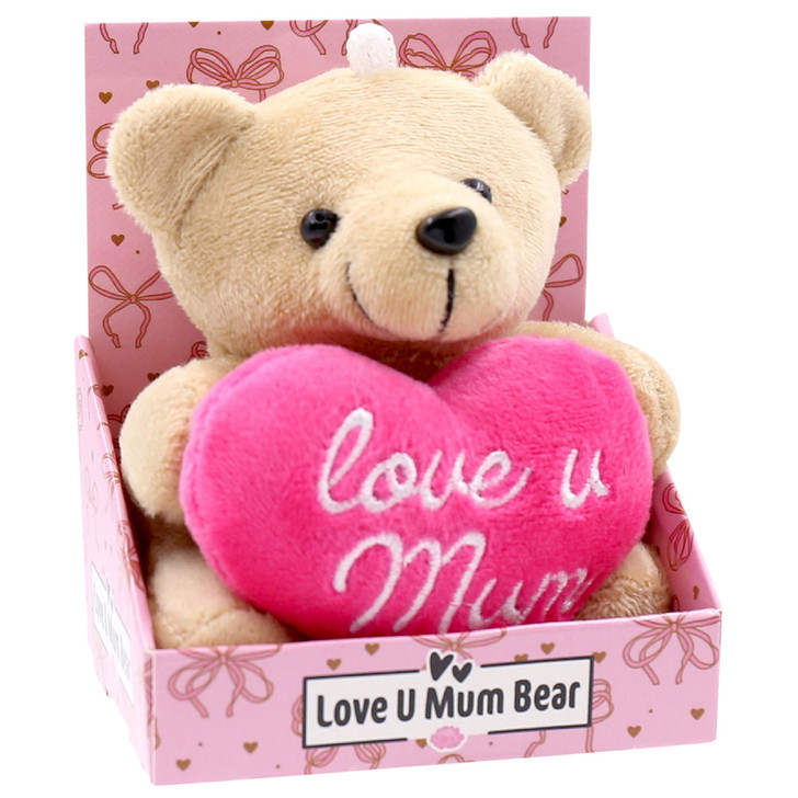 MD2605 Teddy Bear

$3.00 plus GST

Love You Mum!!  Mum will love our cute Teddy Bear!  It’s cute, it’s cuddly and the perfect gift for hard to buy for Mums!  Product measures 6.5 x 8.5 x 6.5cm.  Comes in a display box.  New design.

Product Info: a soft teddy bear with pink love heart attached that says “Love You Mum” in white stitching.  Each bear comes in a display box.
