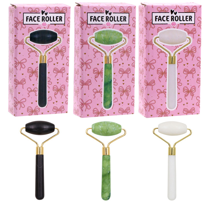 MD2611 Face Roller

$3.40 plus GST

Self-care starts here!  Our luxe Face Roller is a must have accessory in your beauty bag!  Great for your skin and relaxation!  Product measures 11 x 5.5 x 2cm.

Product Info: a jade face roller suitable for your skin care and self-care routine.  Available in 3 colours: jade, black and white.