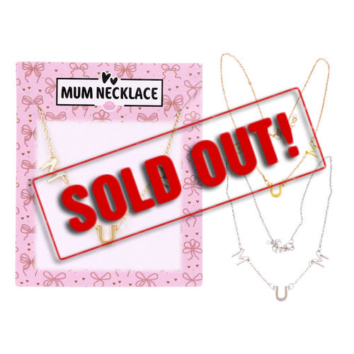 SOLD OUT...MD2619 Mum Namesake Necklace

$3.20 plus GST

Our Mum Namesake Necklace is a keeper!  Mum will love this personalised necklace that she is sure to treasure.  Available in both gold and silver, Mum is sure to treasure this special necklace. 

Product Info: a necklace with the word “Mum”, available in gold and silver.  Length of chain is 47cm.