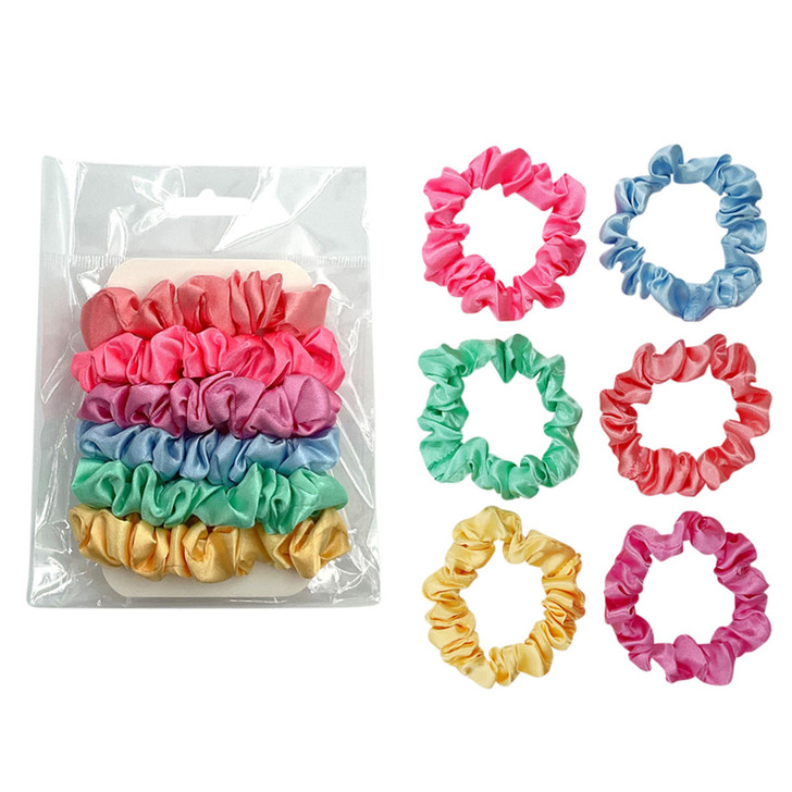 MD2644 6pk Scrunchies

$2.50 plus GST

A luxe pack of 6 satin scrunchies, perfect to elevate your hair game!  Pair with our new Scalp Massaging Brush for the ultimate hair care pack.  Diameter 6.5cm.  New product.

Product Info: a 6pk of mini satin hair scrunchies.  Available in 6 pastel colours: pink, peach, purple, blue, green and yellow.