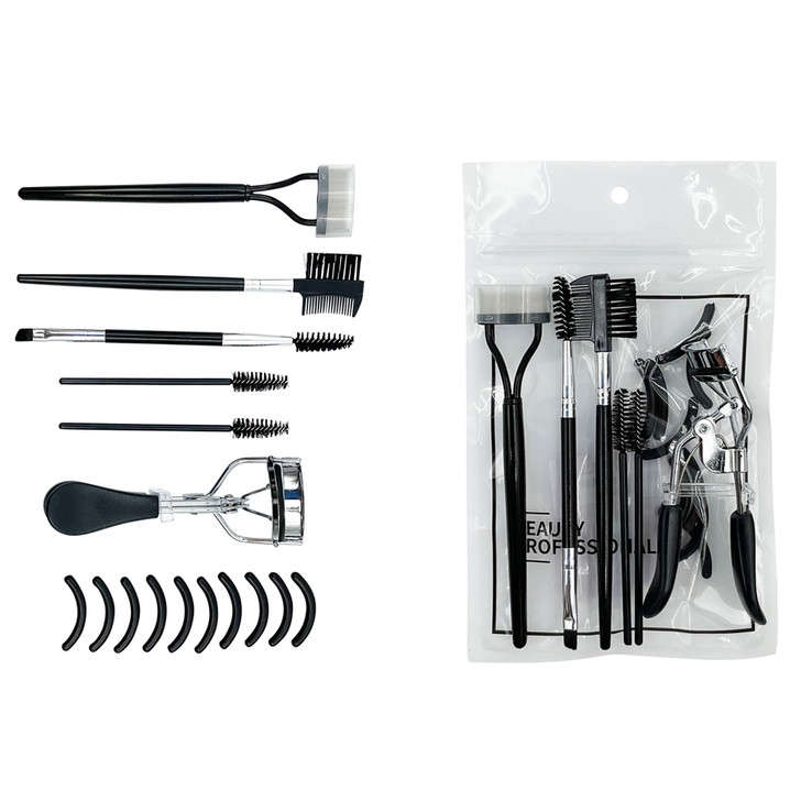 MD2647 Eyelash Curler and Brow Set

$3.90 plus GST

Lift your lash game with our Eyelash Curler and Brow Set!  Your lashes and brows will be the envy of everyone!  A fabulous 7 piece set, plus 10 rubber replacements for your curler.  Packaging measures 12 x 16cm.  New product.

Product Info: an eyelash curler and brow set, including an eyelash curler, 2 x spoolie brushes, 2 x eyelash separators, double sided lash comb, duel ended brow brush with spoolie, 10 replacement rubber protectors for the eyelash curler.