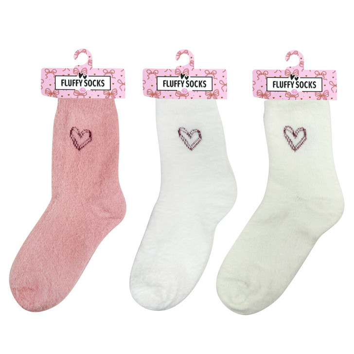 MD2650 Fluffy Socks

$2.40 plus GST

Cute and fluffy gets the tick of approval!  Our luxurious new Fluffy Socks are so plush, you’ll never want to take them off!  Ladies size 2-8.  New product.

Product Info: a pair of fluffy socks with embroidered heart, available in 3 colours: white, cream and pink.