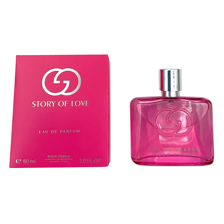 MD2654 GG Story of Love 60mL Perfume

$4.50 plus GST

Spoil Mum will a lovely inspired fragrance!  60mL.  New product.

Product Info: 60mL fragrance of inspired perfumes (think Gucci).  These are not the original fragrances, inspired only so wording will appear differently.