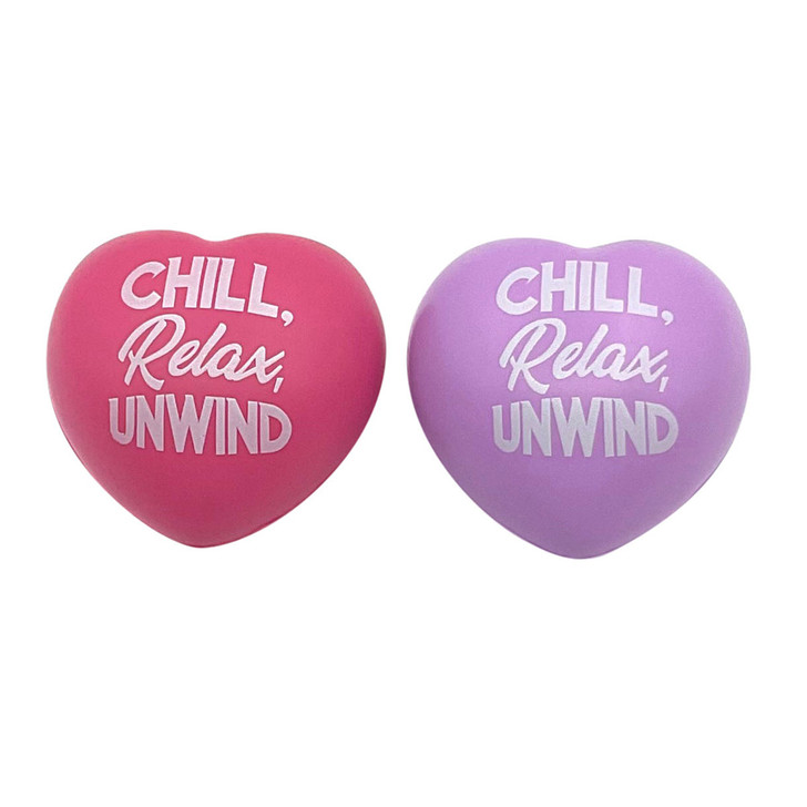 MD2670 Stress Ball

$1.30 plus GST

Squeeze it, squish it!!  Mum will love our Stress Ball, especially after a long busy day!  Pair it with our Head Massager for ultimate relaxation.  Diameter is 7cm.  New colours.

Product info: a heart shaped stress ball with logo that says “Chill, Relax, Unwind” in white.  Available in pink and purple.