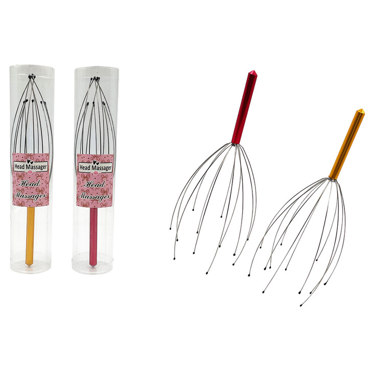 MD2680 Head Massager

$2.40 plus GST

Sit back and let the relaxation begin!  For ultimate relaxation, pair it with our Extendable Back Scratcher.  Product length 22.5cm. 

Product Info: a head massager with red and gold handle.  Packaging size 23 x 5cm.
