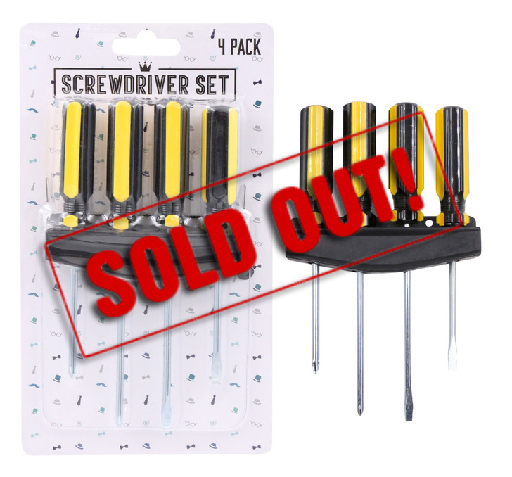 FD2605 4pk Screwdrivers