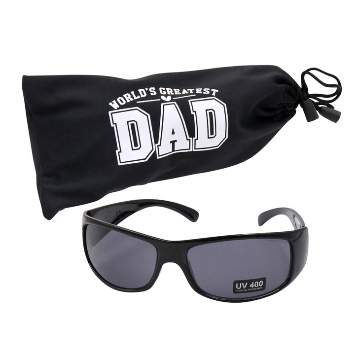 FD2609 Sunglasses
$ 2.80 plus GST
Treat Dad to some new sunnies and stay SunSmart all year round!  Comes with a cloth bag.  New design.
Product Info: a pair of black sunglasses with UV protection.