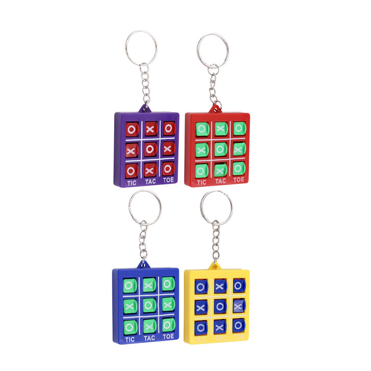 FD2631 Noughts and Crosses Key Ring
$1.10 plus GST
A fun, novelty key ring featuring noughts and crosses! A great distraction to pass the time when you’re waiting!  Product measures 4.5 x 5 x 1cm, plus 5.5cm keychain.  New product.
Product Info: a novelty key ring with a noughts and crosses game.  Available in 4 colours: blue, red, purple and yellow.