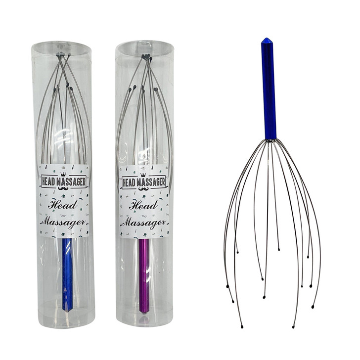 FD2684 Head Massager
$2.40 plus GST
Bring the chill vibes with our Head Massager.  For ultimate relaxation, grab our Extendable Back Scratcher as well!  Product length 23cm.  
Product Info: a head massager measuring 23cm in length.  Available in 2 colours: blue handle and purple handle.