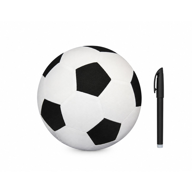 GB0003 Soccer Ball, $10.00 plus GST

The soccer ball is perfect for school leavers, sports clubs or any fundraising event and a great way to preserve memories and mark milestone occasions.

The diameter of the soccer ball is 18cm and it comes with a dual tipped permanent marker suitable for writing messages.  The soccer ball comes in a clear protective bag.