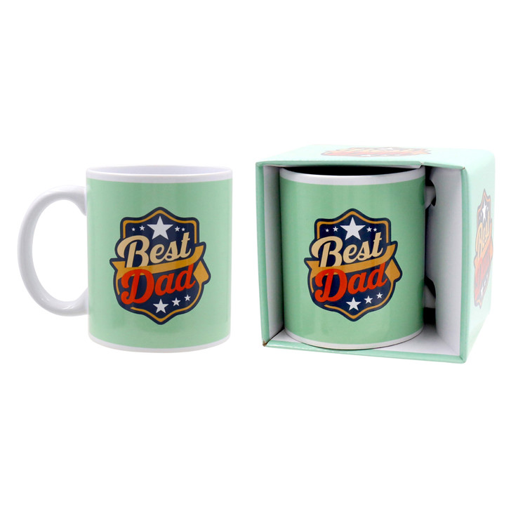 FD2699-14 Mug 6: Best Dad

$ 3.10 plus GST

Grab the best mug for the best Dad...the perfect way to enjoy your cuppa.

Product Info: a green mug with white, orange, red and navy logo that says “Best Dad”.  Comes in our customised matching gift box.  Packaging size 11.7 x 10.4 x 8.5 cm.