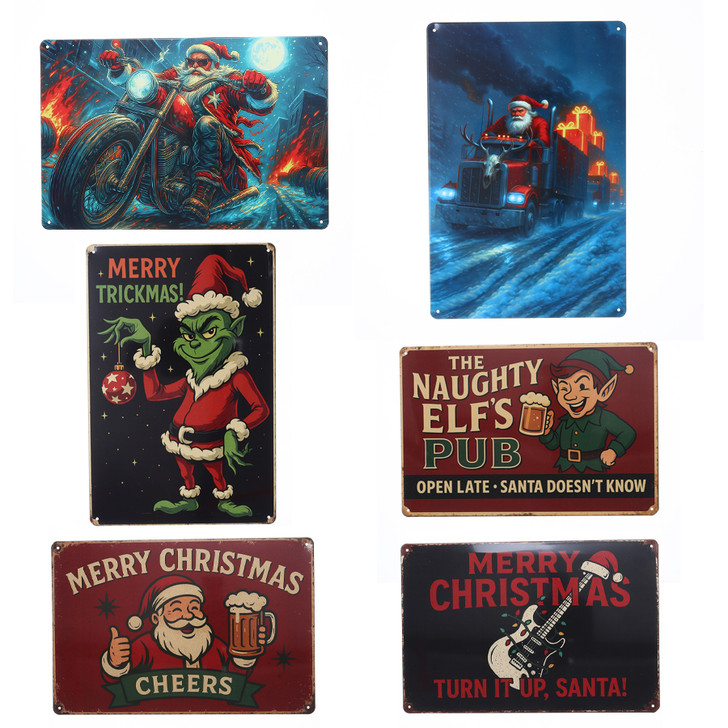 XM327591 Christmas Metal Sign