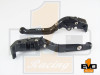 Aprilia Shiver 900 Brake & Clutch Fold & Extend Levers- Black