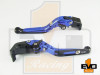 Suzuki GSX 250 R Brake & Clutch Fold & Extend Levers - Blue