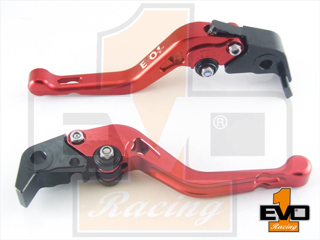 Moto Guzzi V7 Classic Shorty Brake & Clutch Levers - Red