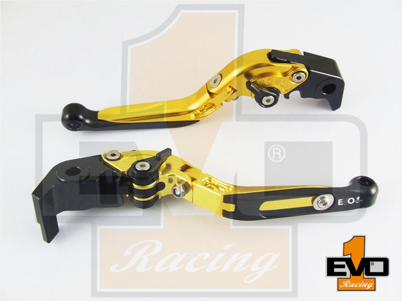 CAN-AM Spyder SM5  Brake & Clutch Fold & Extend Levers - Gold
