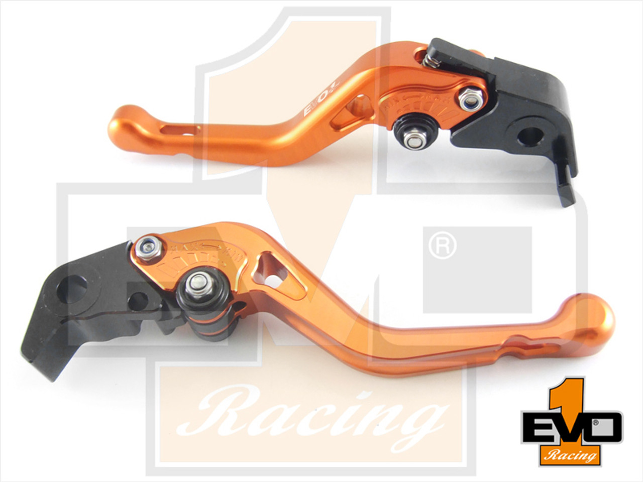 Kawasaki ZX10R Shorty Brake & Clutch Levers - Orange