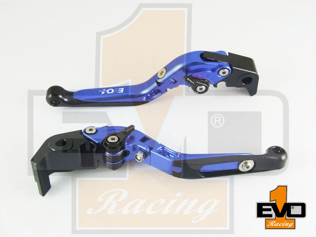 Kawasaki ER-5 Brake & Clutch Fold & Extend Levers- Blue