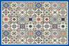 2x3 spanish tile vinyl floor mat by Davanti