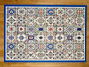 Spanish Tile vinyl floor mat