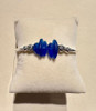 royal blue sea glass bracelet royal blue sea glass bracelet