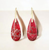 Red Imperial Jasper Teardrop earrings Red Imperial Jasper Teardrop earrings