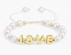 Pearl Radiance LOVE  bracelet Pearl Radiance LOVE  bracelet